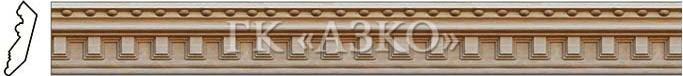Молдинг резной из натурального дерева — А449