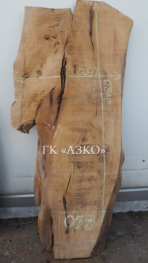  Слэб карагач (вяз) термо 2200-930*60+-5